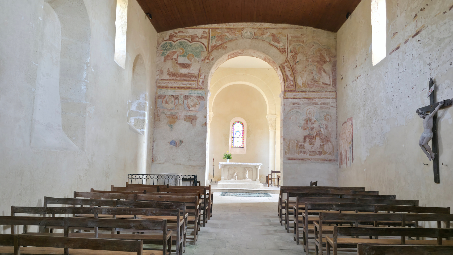 Intérieur de l’église d’Allouis